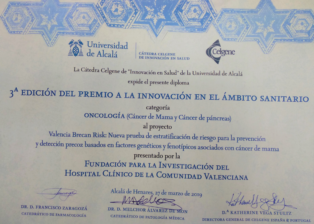 Premio Área Oncología